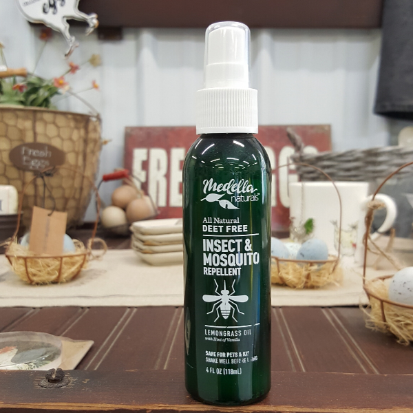 Medella Naturals Mosquito Spray, 4-ounce