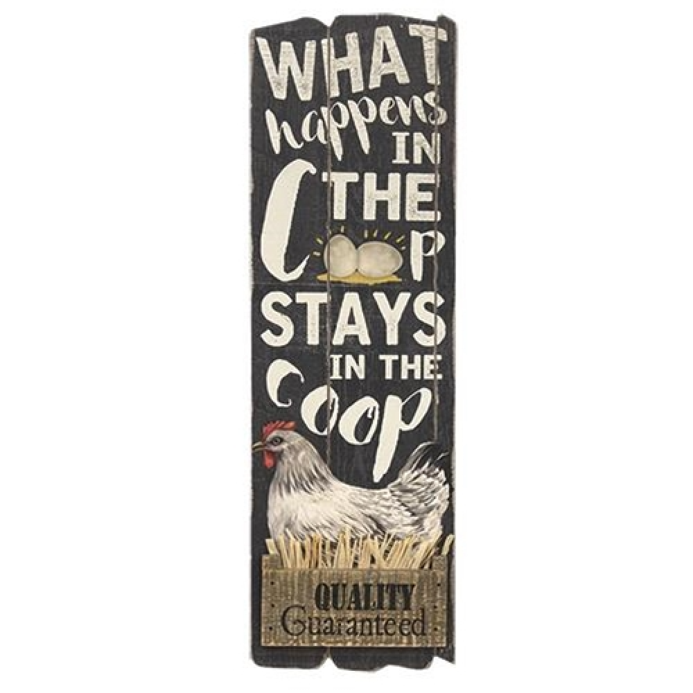 What Happens in the Coop Sign