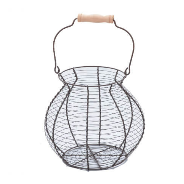 Vintage Metal Egg Basket