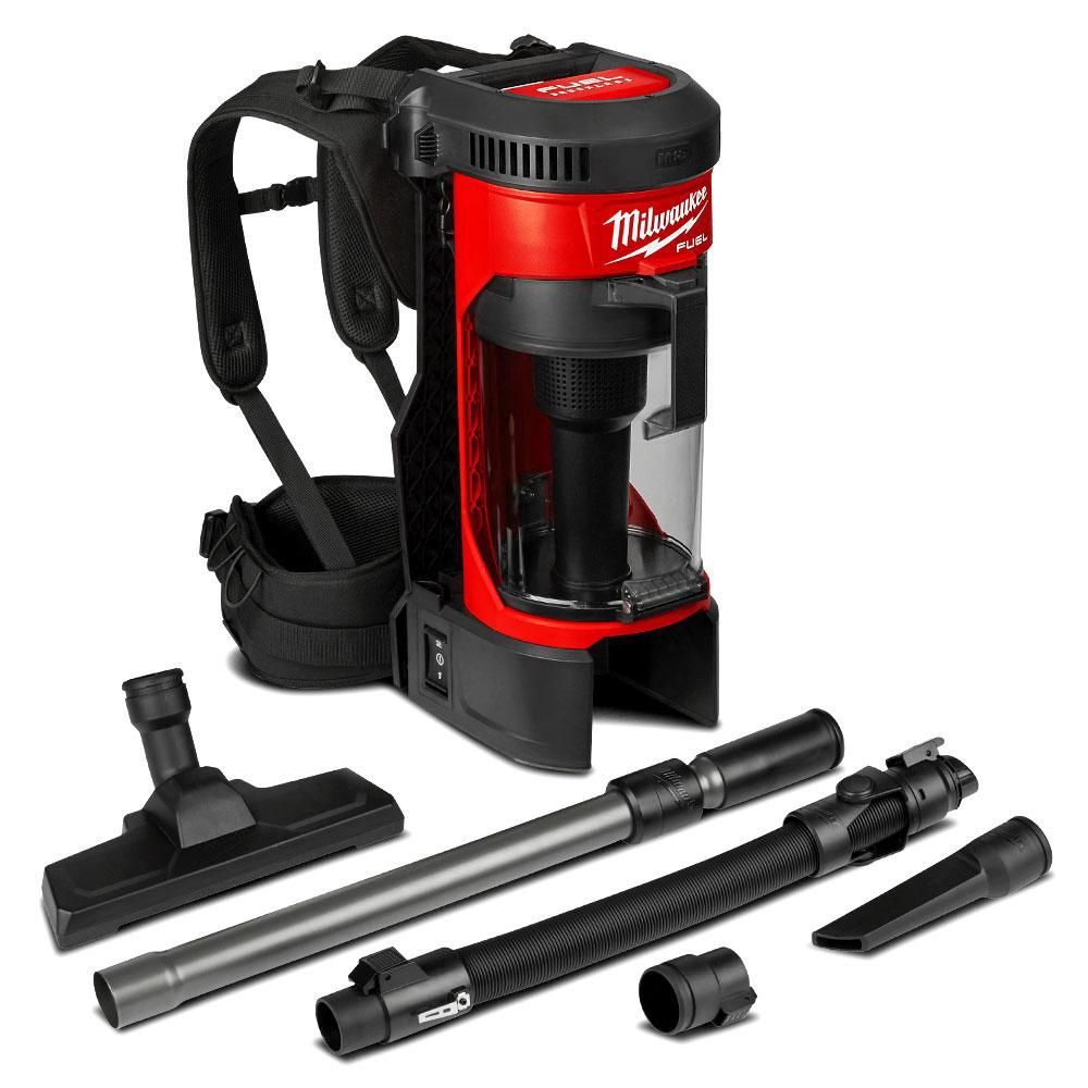 Milwaukee M18FBPV-0 18V Li-ion Cordless Fuel 3-in-1 Backpack Vacuum Dust Extractor - Skin Only