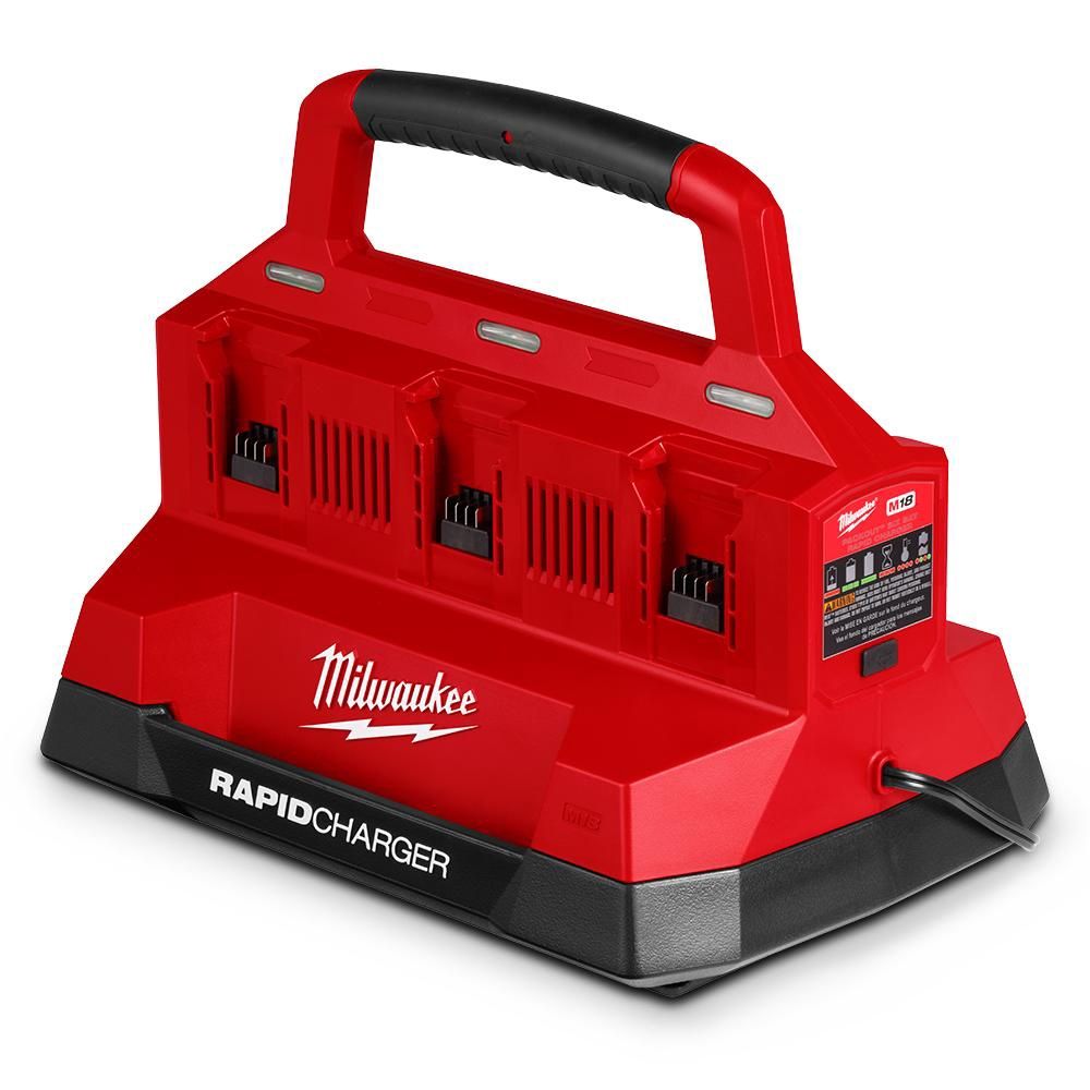 Milwaukee M18PC6 18V Li-ion PACKOUT 6 Bay Rapid Battery Charger