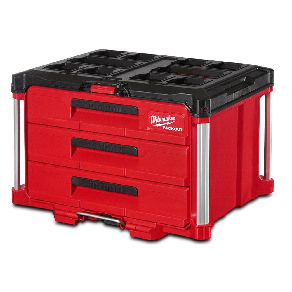 Milwaukee 48228443 PACKOUT 3 Drawer Tool Box