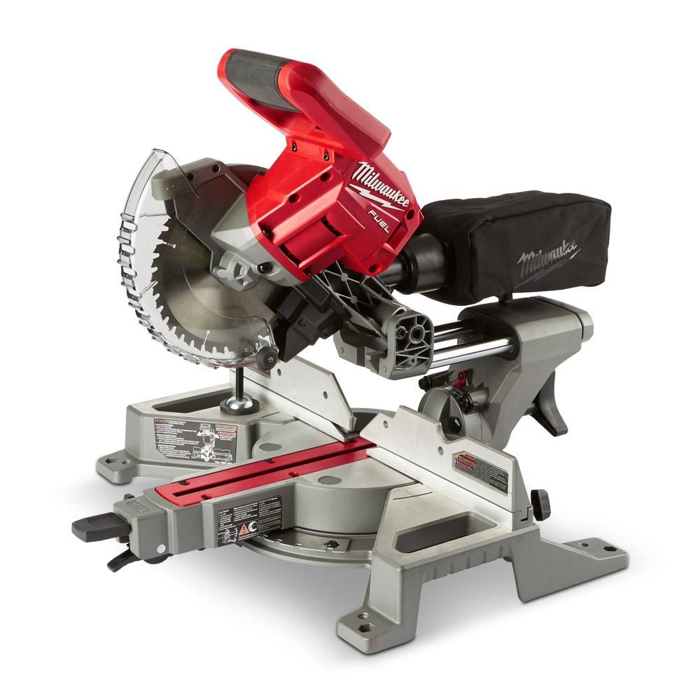 Milwaukee M18FMS184-0 18V Li-ion Cordless FUEL 184mm Dual Bevel Sliding Compound Mitre Saw - Skin Only