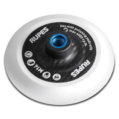 Rupes 992.600 150mm (6&quot;) M14 Hook On Backing Pad to suit LH19 Rotary Polishers