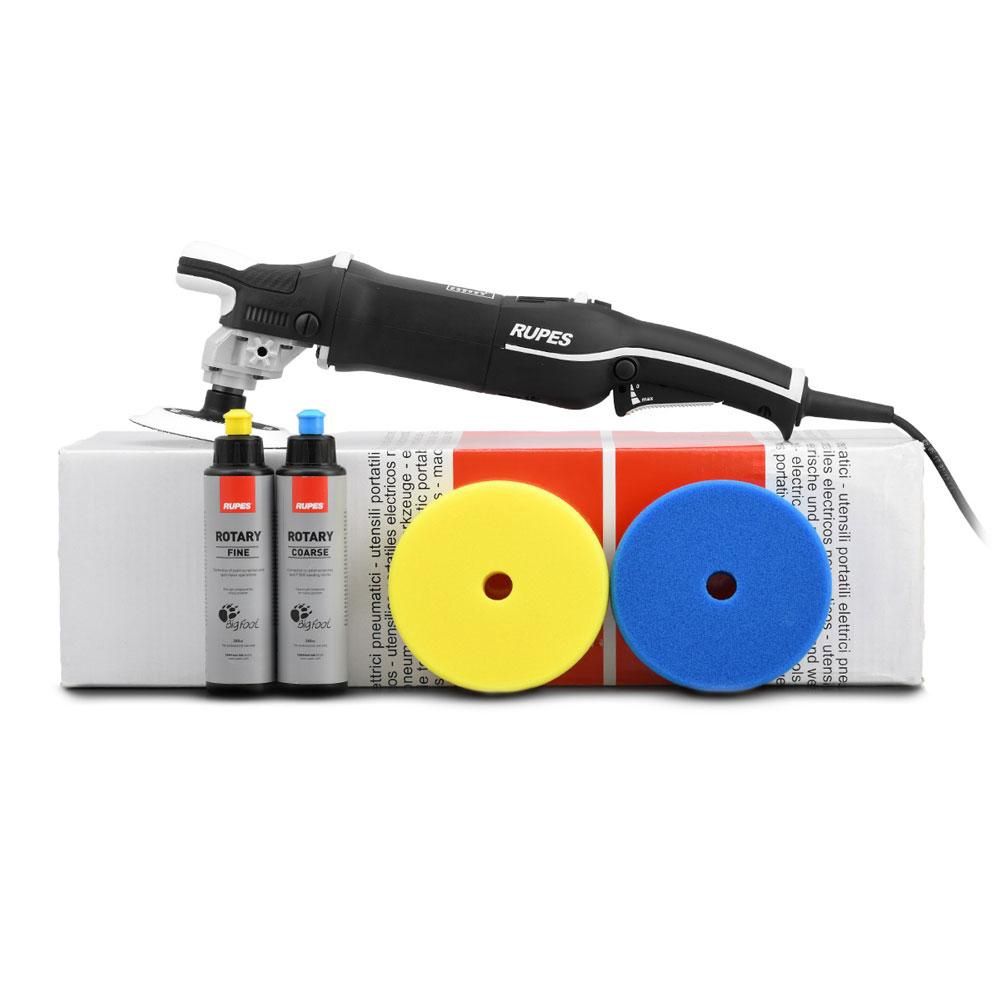 Rupes LH19E/STN 1200W Bigfoot Rotary Polisher Standard Kit