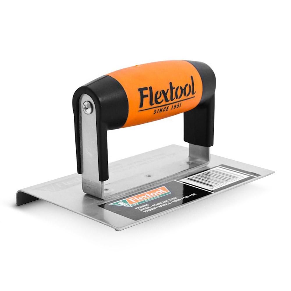 Flextool FT44006S-UNIT 140mm x 75mm Bull Nose Concrete Edger 19mm Radius