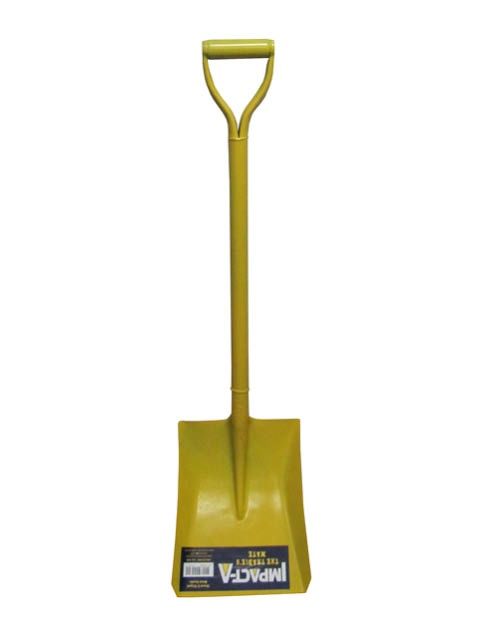iMPACT-A S501MY D-Shaped Shovel Metal Yellow Handle