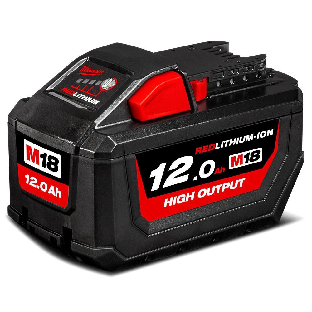 Milwaukee M18HB12 18V 12.0Ah Li-ion Cordless RED LITHIUM High Output Battery