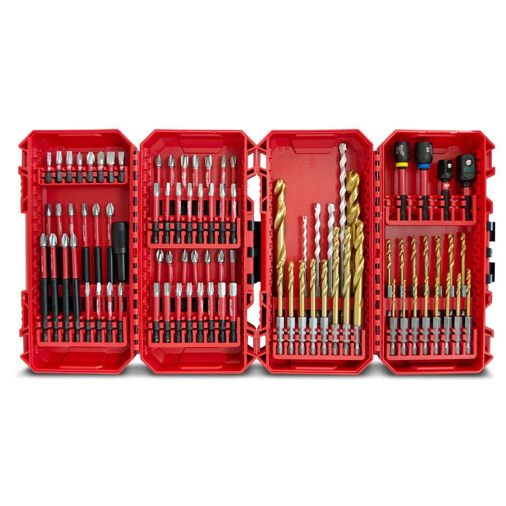 Milwaukee 48325105 86pce SHOCKWAVE Comprehensive Drill and Driver Bit Set