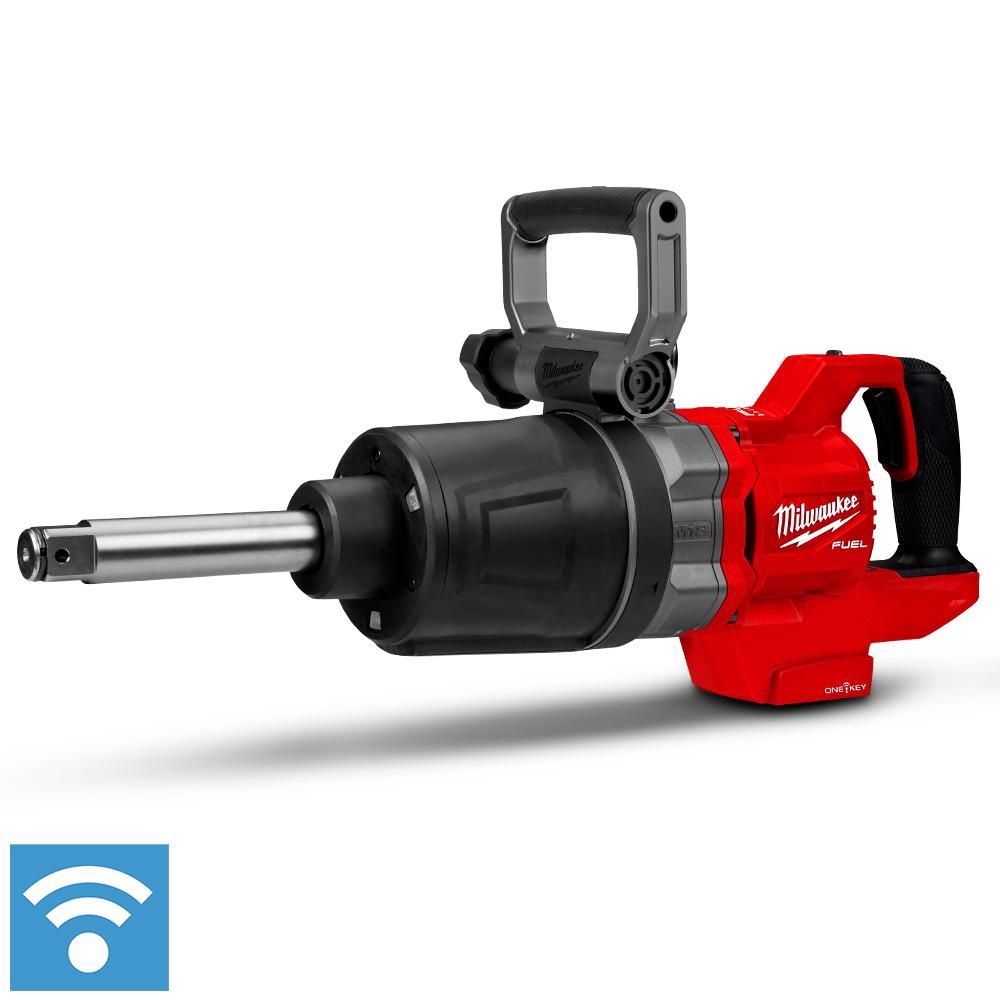 Milwaukee M18ONEFHIWF1D-0 18V Li-ion Cordless Fuel ONE-KEY D-Handle Extended Anvil 1&quot; High Torque Impact Wrench - Skin Only
