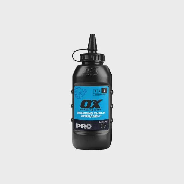 OX OX-P025745 8oz Black Permanent Marking Chalk
