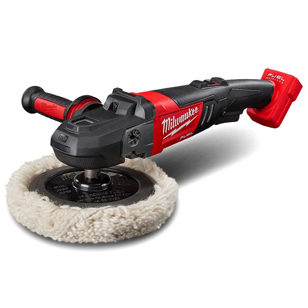 Milwaukee M18FAP180-0 18V Li-ion 180mm (7&quot;) Cordless Fuel Rotary Polisher - Skin Only