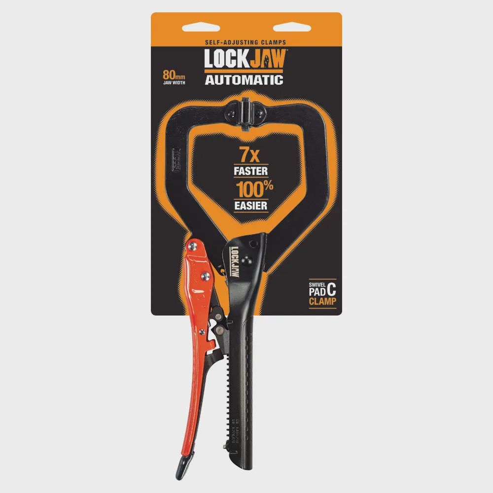 LOCKJAW L2140275 275mm (11inch) Swivel Pad C-Clamp Plier