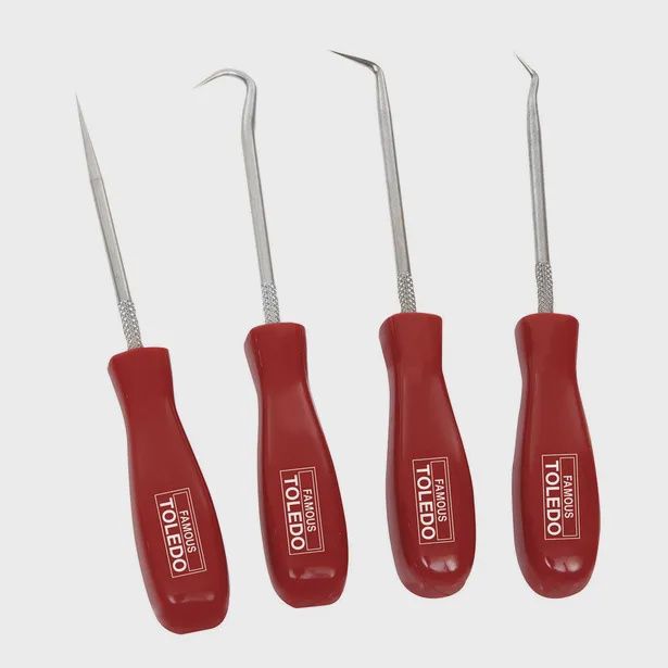 TOLEDO 301043 Pick &amp; Hook Set Miniature - 4 Pc.