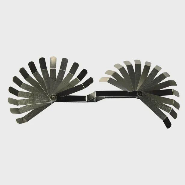 TOLEDO 301157 Feeler Gauge - Cranked 26 Blade Metric/Imperial (0.127mm (0.005?)?0.762mm (0.030?))