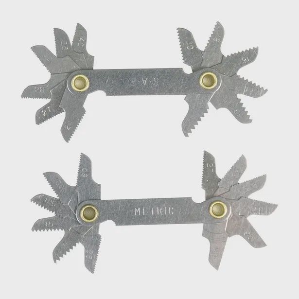 TOLEDO 301067 Thread Pitch Gauge Set - 2 Pc.