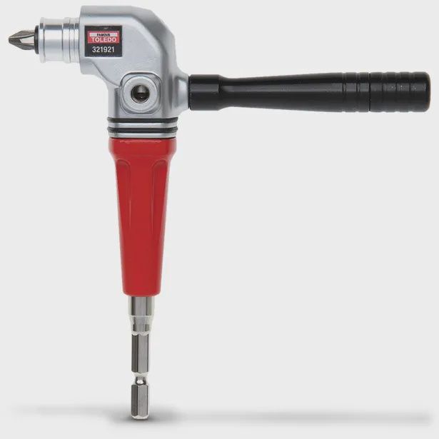 TOLEDO 321921 1/4-Hex Right Angle Drill Attachment