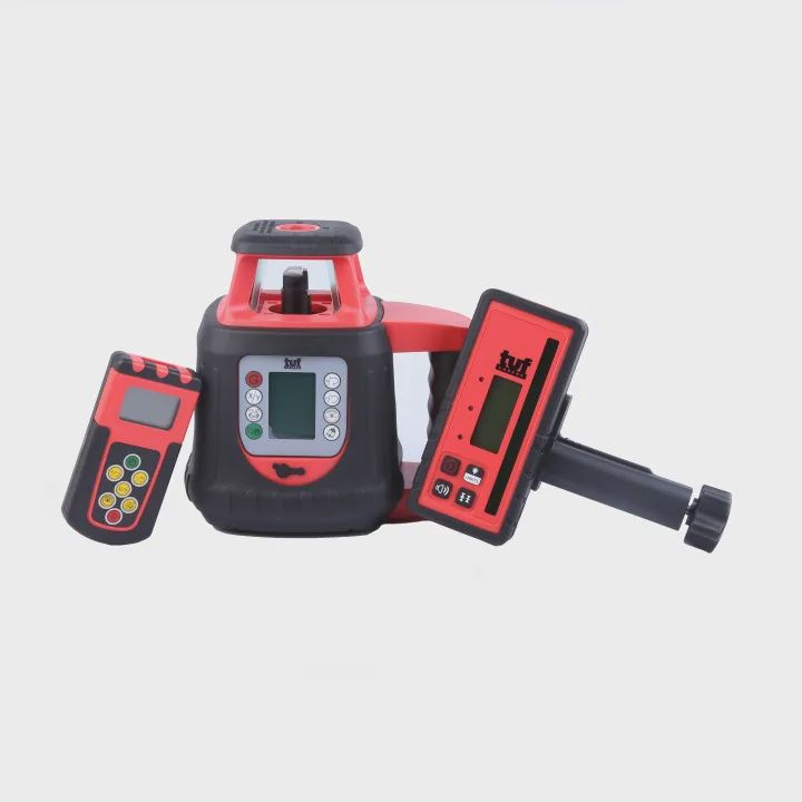 TUF RHVPDG500-G DGG Dual Grade Rotary Laser Level with mm Receiver - Green
