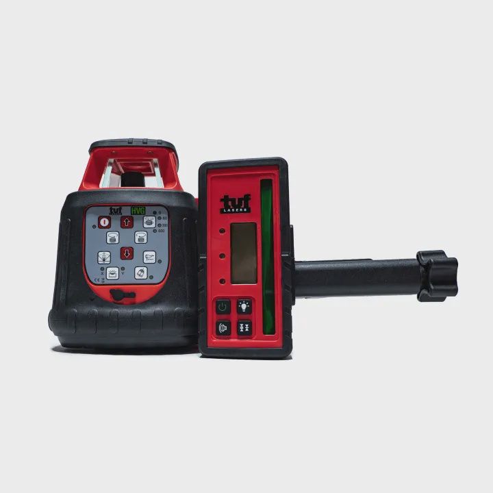 TUF RHVP500G-V2 HVG Green Rotary Laser Level with FRD600A-G mm receiver
