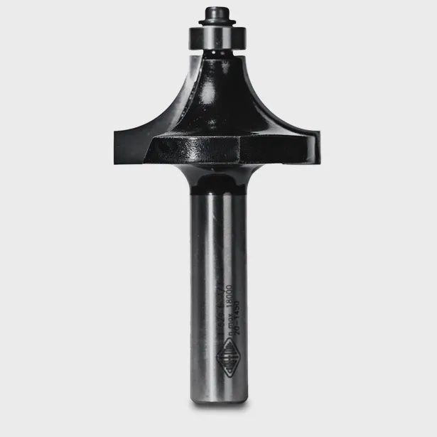 CARBITOOL T 520 B 1/2 Router Bit TCT Round Over w.Bearing 5/8inch -Radius 1/2inch -Shank