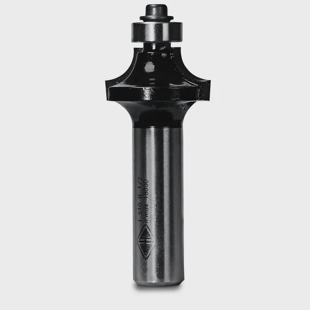 CARBITOOL T 510 B 1/2 Router Bit TCT Round Over 5/16inch -Radius 1/2inch -Shank