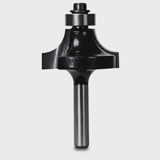 CARBITOOL T 512 B Router Bit TCT Rounding Over 3/8inch -Radius 1/4inch -Shank