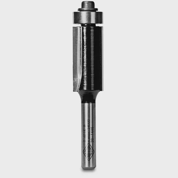 CARBITOOL T 8016 B Router Bit TCT Flush Trim Bit w.Bearing 1/2inch -Diameter 1/4inch -Shank