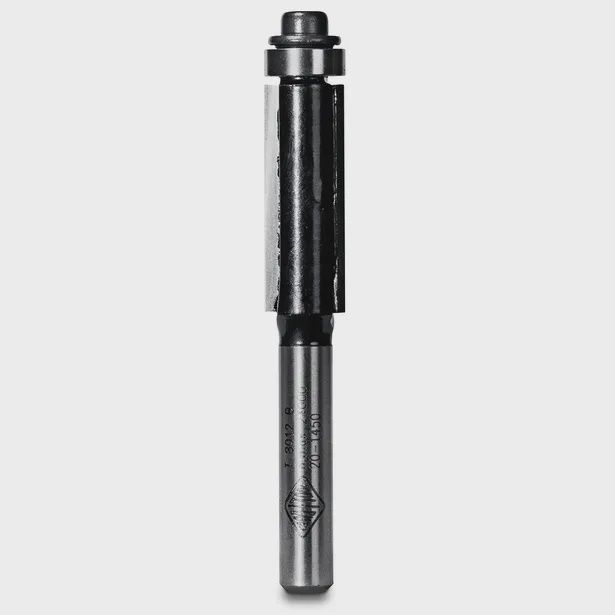 CARBITOOL T 8012 B Router Bit TCT Flush Trim w.Bearing 3/8inch -Diameter 1/4inch -Shank
