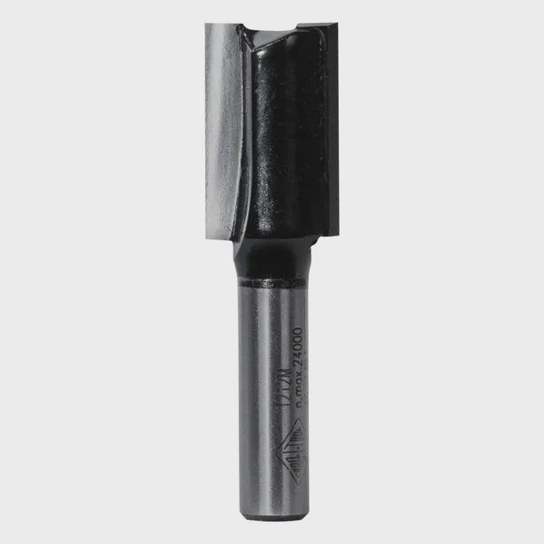 CARBITOOL T 212 M Router Bit TCT Straight 12mm-Diameter 1/4inch -Shank
