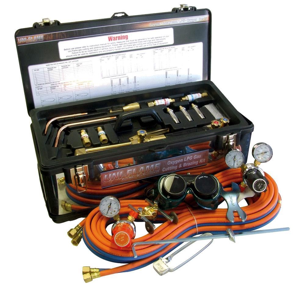 Uni-Mig KKOXY2 Uni-Flame Oxygen LPG Gas Cutting &amp; Brazing Kit