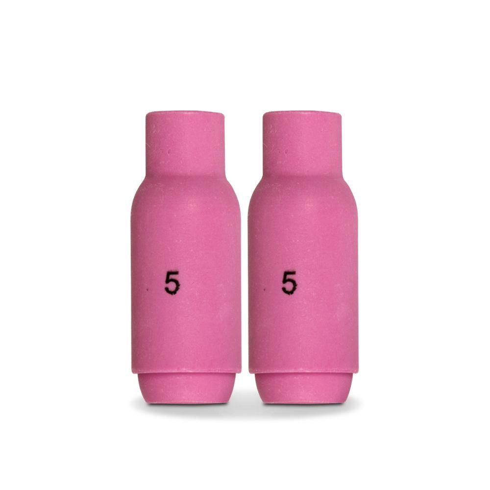 Uni-Mig P10N49 8mm #5 Alumina Nozzle Suit 17/18/26 TIG Torch - 2 Pack