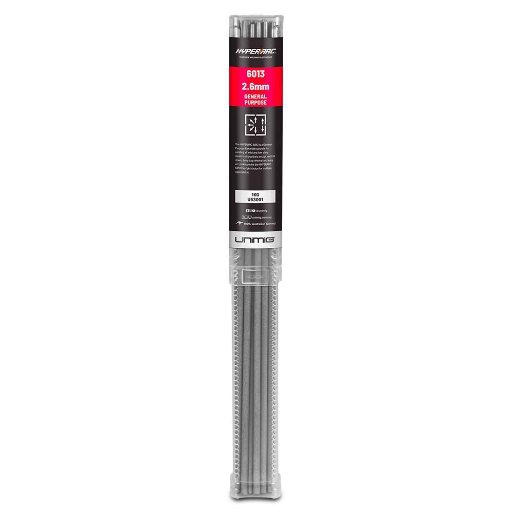 UNIMIG U63001 2.6mm 1kg HYPERARC 6013 General Purpose Electrode Handy Pack
