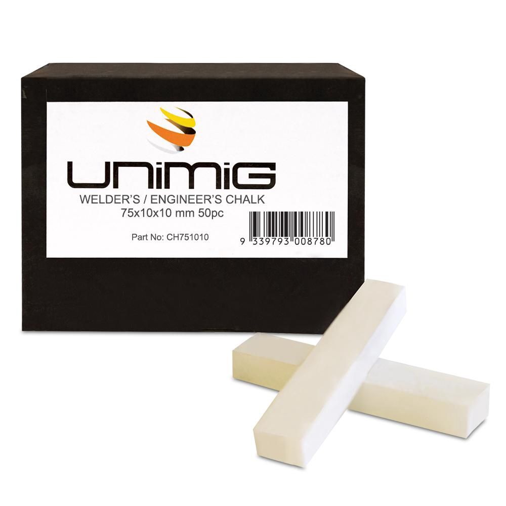 UNIMIG CH751010 75mm x 10mm x 10mm 50pk Engineers &amp; Welders Chalk