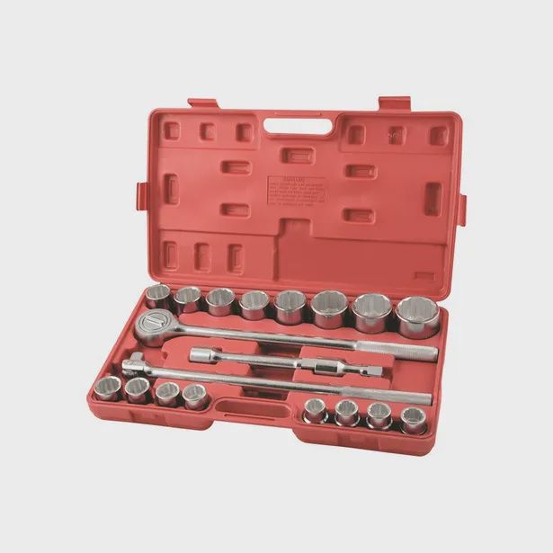 SUPATOOL S2001 20 Pcs 3/4in Drive - Metric Socket Set