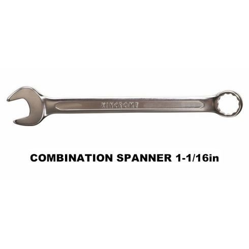 Kincrome C34C Combination Spanner 1-1/16&quot; Satin Finish