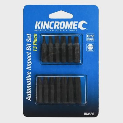 KINCROME ID3556 5/16inch Drive Automotive Impact Bit Set - 13 Piece