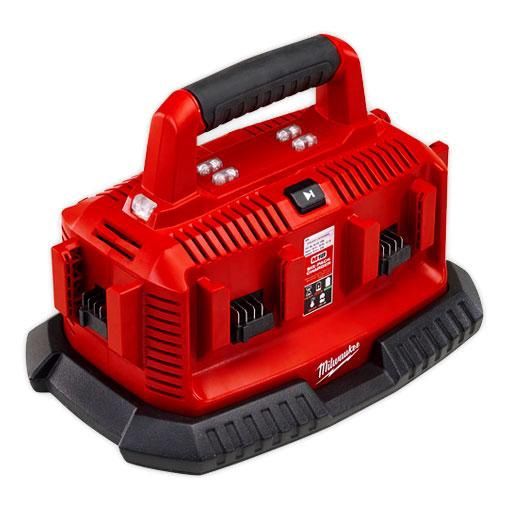 Milwaukee M1418C6 18V Li-Ion 6 Bay Battery Sequential Charger