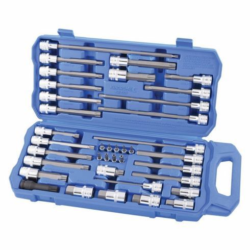 Kincrome K2138 Automotive Bit Socket Set 38 Piece 1/4&quot; &amp; 1/2&quot; Drive