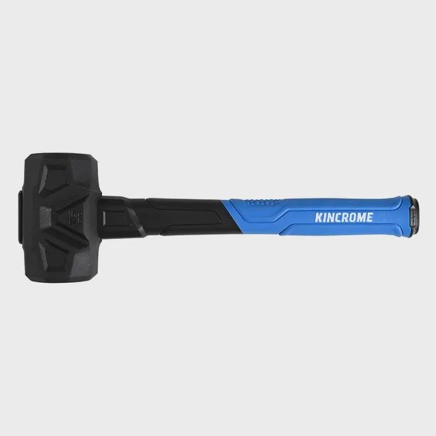 KINCROME K9088 16oz Graphite Rubber Handle Grip Mallet - Black