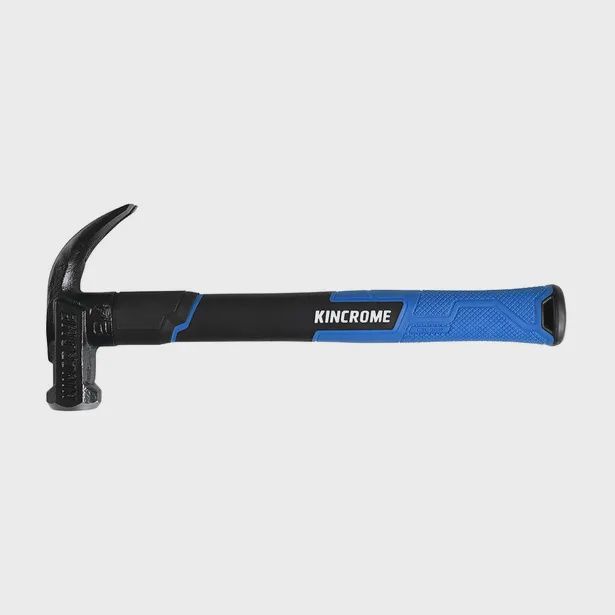 KINCROME K9351 24oz Graphite Rubber Handle Grip Claw Hammer