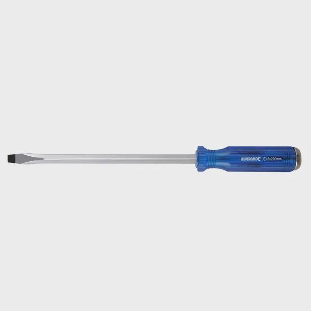 KINCROME K5175 8 x 200mm Thru-Tang Blade Screwdriver