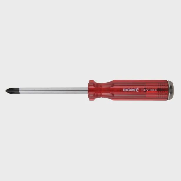 KINCROME K5180 No 2 x 100mm Thru-Tang Phillips Screwdriver