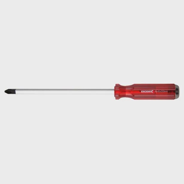 KINCROME K5184 No 3 x 200mm Thru-Tang Phillips Screwdriver