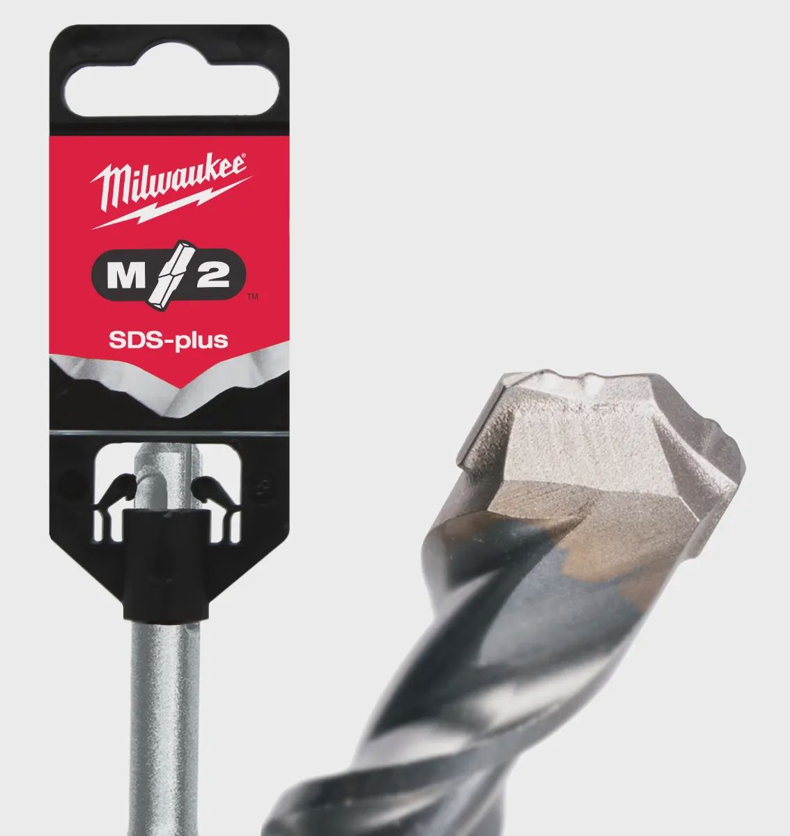MILWAUKEE 4932339499 5.5 x 110mm 2-Cutter TCT SDS-Plus Hammer Drill Bit - M2