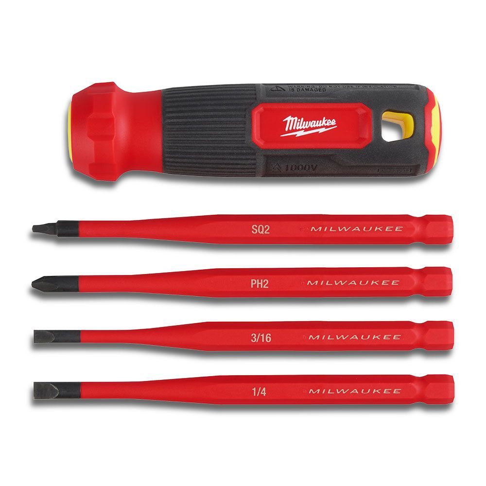 Milwaukee 48222216 4-in-1 1000V Insulated Multi-Bit Screwdriver