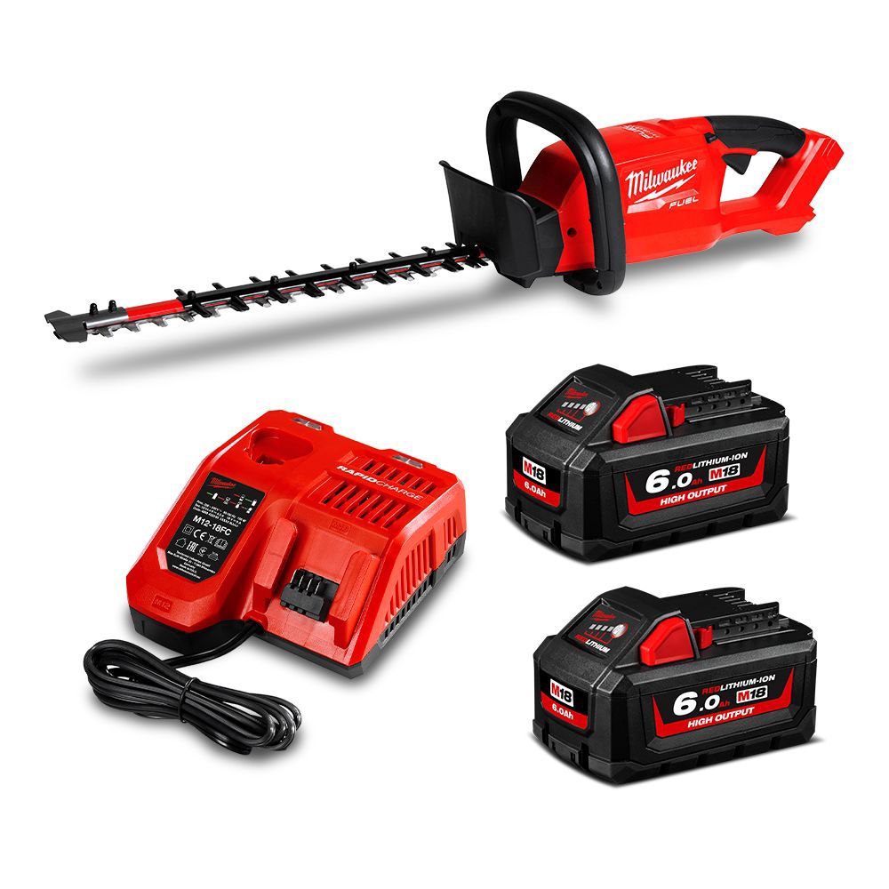 Milwaukee M18CHT24B602 18V 6.0Ah Li-ion Cordless Fuel 610mm (24&quot;) Hedge Trimmer Combo Kit