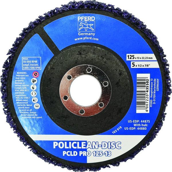 Pferd 47803249 Policlean CLEAN &amp; STRIP Disc PCLD PRO 125 x 13mm