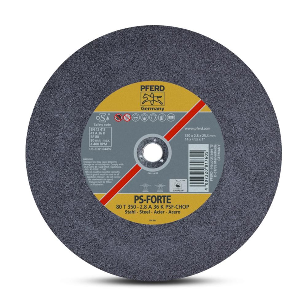 PFERD 80 T 350-2.8 A 36 K PS (66323574) 350mm x 2.8mm Low Speed Stationary Cut Off Wheel