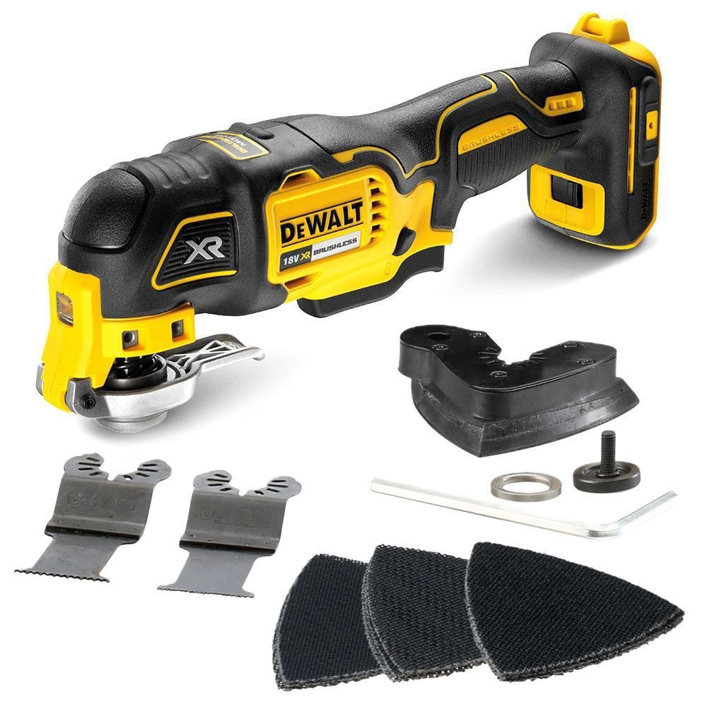 DeWalt DCS356N-XJ 18V XR Li-Ion Cordless Brushless Multi Tool with Speed Selector - Skin Only