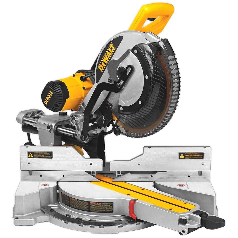 DeWalt DWS780-XE 1675W 305mm (12&quot;) Dual Bevel Slide Compound Mitre Saw